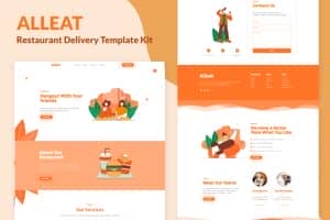 Alleat – Restaurant Elementor Template Kit