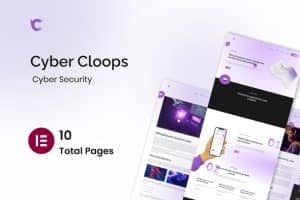 Cyber Cloop – Cyber Security Elementor Template Kits