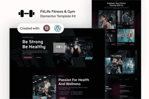 FitLife – Fitness & Gym Elementor Template Kit