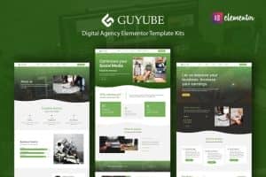 Guyube – Digital Agency Elementor Template Kit