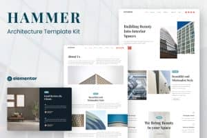 Hammer – Minimal Architecture Elementor Template Kit