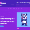 Metraverse – NFT Portfolio Elementor Template Kit