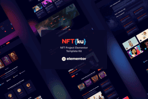 NFTku – NFT Project Elementor Template Kit
