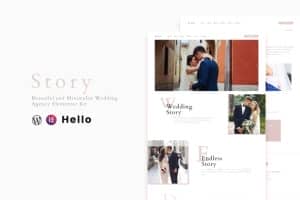 Story – Wedding Elementor Template Kit