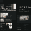 Interia – Interior Design Elementor Template Kit