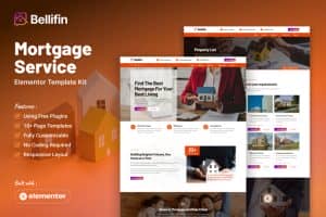 Bellifin – Mortgage Services Elementor Template Kit