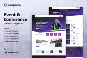 Galagenda – Event & Conference Elementor Template Kit