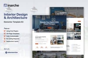 Inarche – Interior Design & Architecture Elementor Template Kit