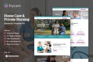 Ivycare – Home Care & Private Nursing Services Elementor Template Kit
