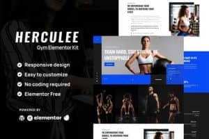 Hercules – Fitness & Gym Elementor Template Kit