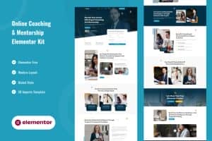 Goro – Online Coaching & Mentorship Elementor Template Kit