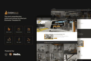 GoldenArch – Real Estate Elementor Template Kit