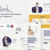 Pribadi – Personal Portfolio & Resume Elementor Template Kit