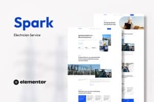 Spark – Electrician Service Elementor Template Kit