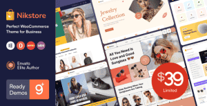 Nikstore – Fashion, Clothing & Jewelry WordPress Theme