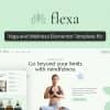 Flexa – Yoga & Wellness Elementor Pro Template Kit
