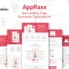 AppRaxx – App Landing Page Elementor Template Kit