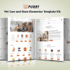 Purry – Pet Care WooCommerce Store Elementor Pro Template Kit