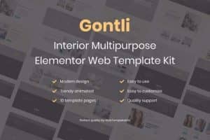 Gontli – Interior Multipurpose Template Kit
