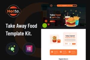 Hotte – Take Away Food Elementor Template Kit