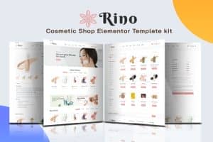 Rino – Cosmetic Shop Elementor Template Kit