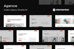 Agence Creative – Design Agency Elementor Template Kit