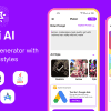 Pixi AI – Ai Image Generator with AdMob Ads