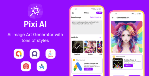Pixi AI – Ai Image Generator with AdMob Ads