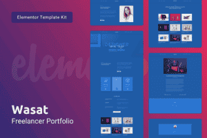 Wasat — Creative Portfolio Elementor Template Kit