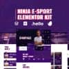 Ninja – Esports & Gaming Elementor Template Kit