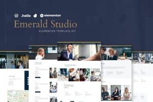 Emerald Studio – Digital Agency Elementor Template Kit
