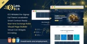 Leobit – Crypto Currency WordPress Theme