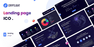 Cryptlight – ICO Landing Page HTML5 Template