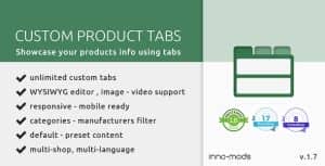 Custom Product Tabs for Prestashop