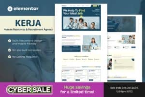Kerja – Human Resources & Recruitment Agency Elementor Template Kit