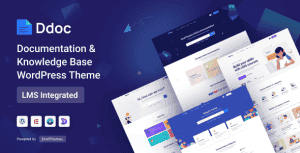 DDoc – Documentation and Knowledgebase WordPress Theme