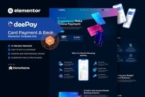 DeePay – Card Payment & Online Banking Elementor Template Kit