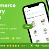 6 App Template| eCommerce Food Grocery Delivery App| Courier App| Peer to Peer Delivery App| Delivoo