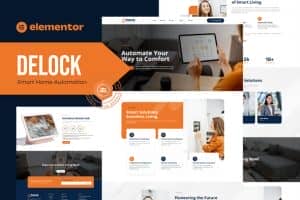 Delock – Smart Home Automation Elementor Template Kit