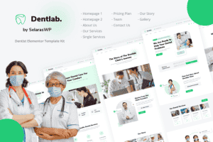 Dentlab – Dentist & Dental Clinic Elementor Template Kit
