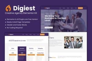 Digiest – Creative Agency Elementor Kit