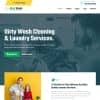 DirtyWash – Dry Cleaning & Laundry Service Elementor Template Kit