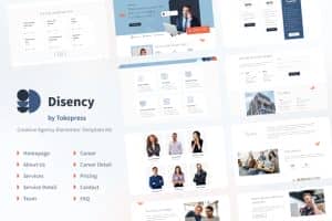 Disency | Creative Digital Agency Elementor Template Kit