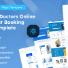Doccure – React + Html Clinics and Doctors Online Appointment Booking React Template
