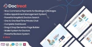 Doctreat – Hospitals and Doctors Directory WordPress Listing Theme