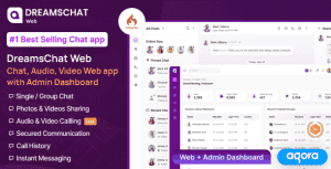 DreamsChat Web – Chat, Audio, Video Web APP with Admin Dashboard