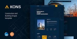 Kons – Construction and Building Drupal 10 Theme