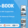 Flutter EBook App (Online eBook Reading, Download eBooks,Books App) Pdf and Epub Supported | v9.0