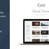 East – Blog and Multipurpose Clean Ghost CMS Theme
