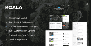 Koala – Responsive WordPress Blog Theme